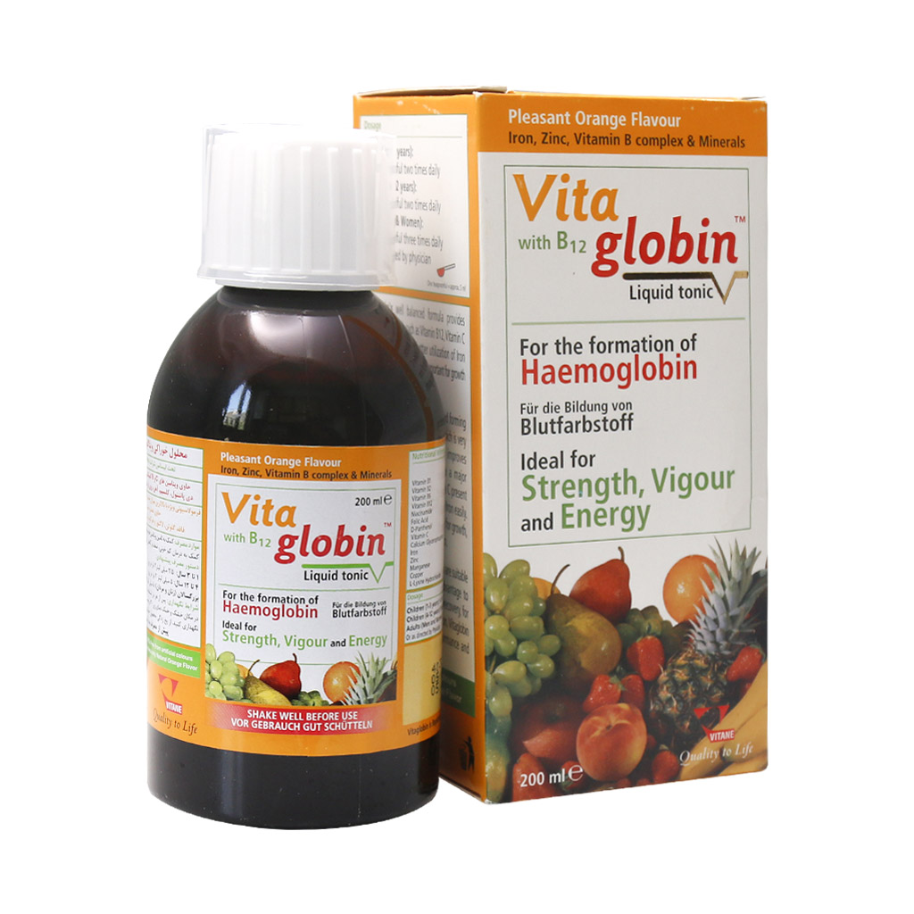 شربت  ویتاگلوبین VITAGLOBIN LIQUID TONIC