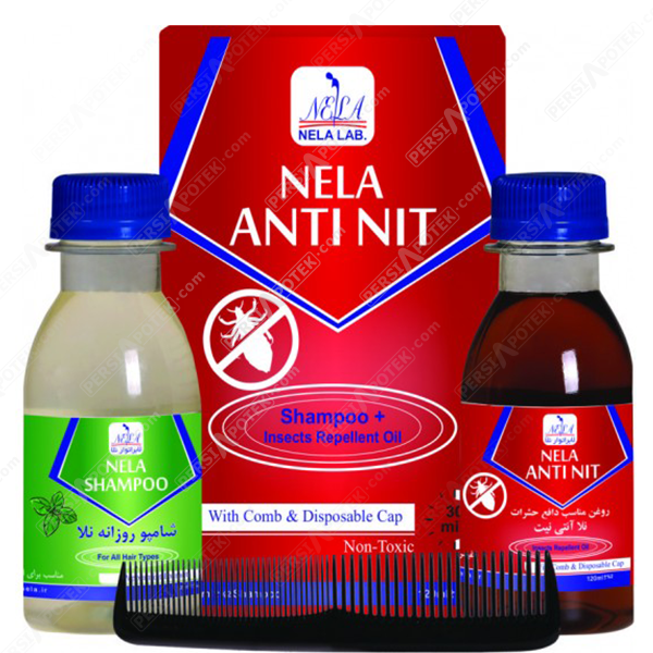 شامپو و روغن ضد شپش نلا
